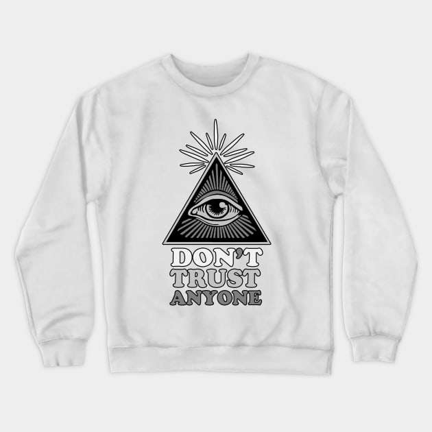 Conspiracy Theory Crewneck Sweatshirt by valentinahramov